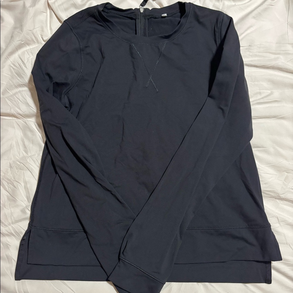 Lululemon long sleeve top with back zip